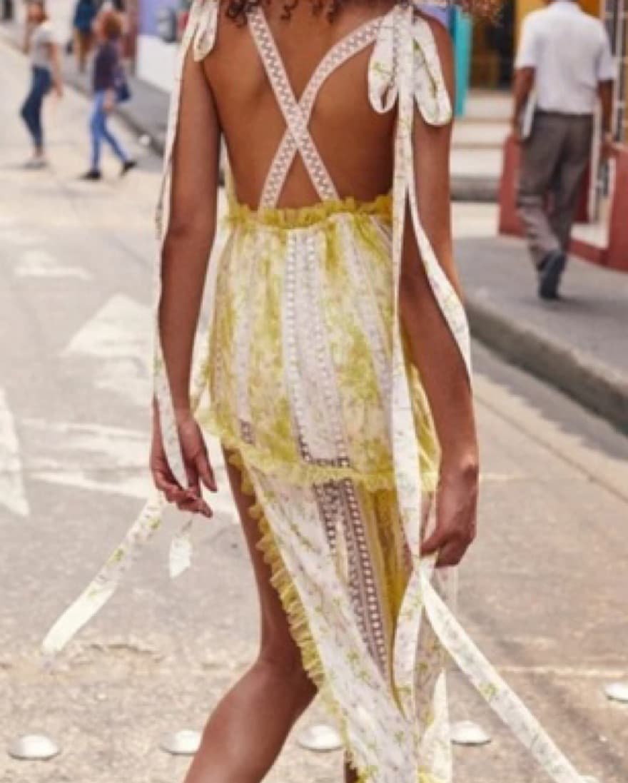 For Love & Lemons Limoncello Maxi Dress - Image 5