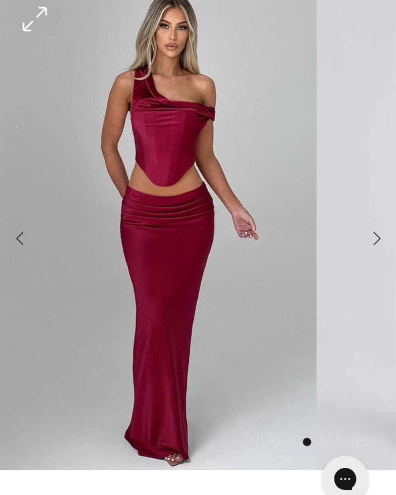 2 piece Corset Maxi Gown - Image 6