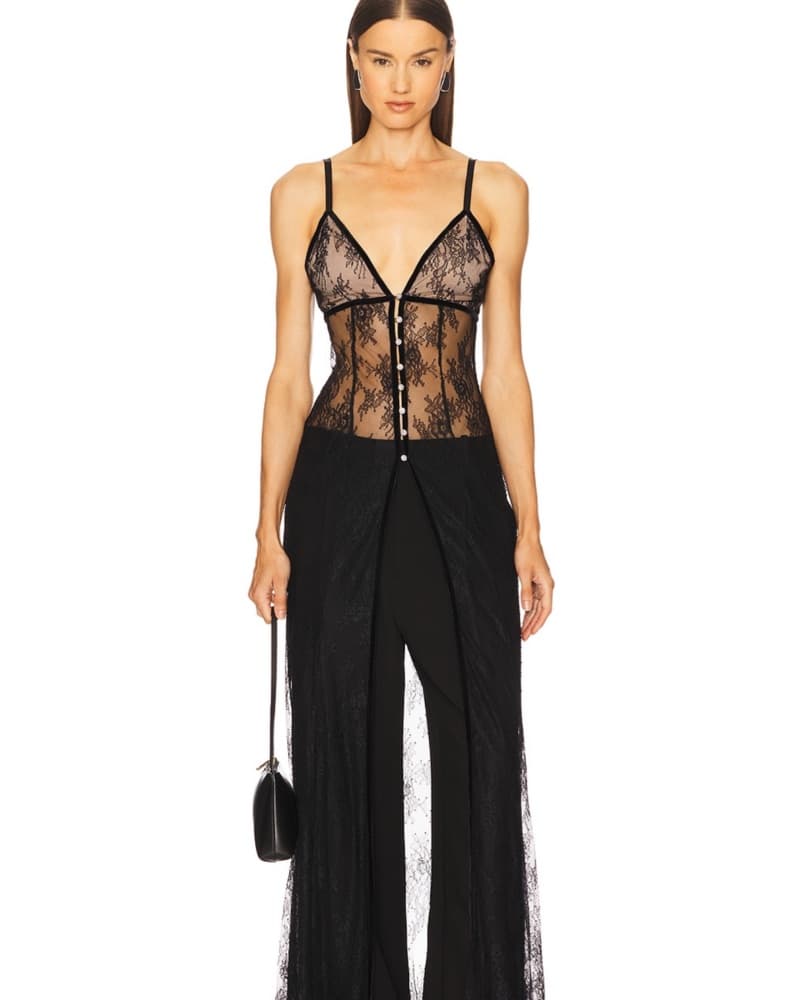Alice + Olivia Melodie Lace Top - Image 1