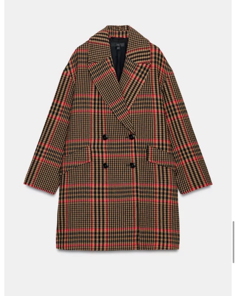 Retro Plaid Coat - Image 5