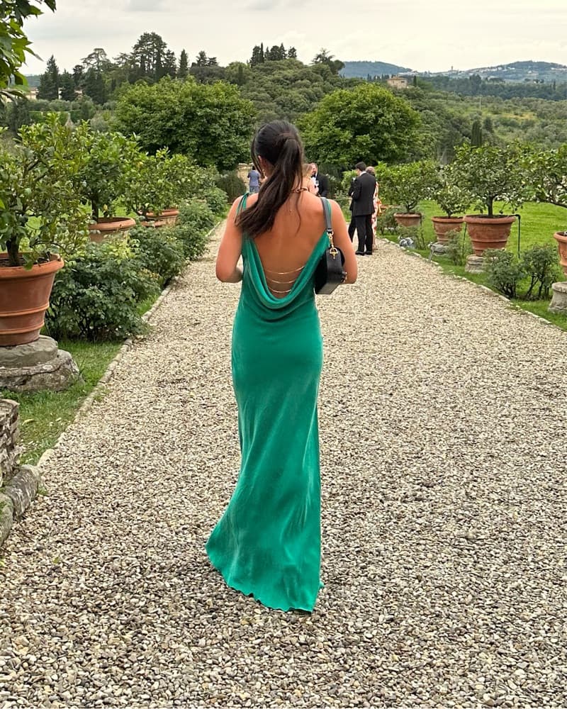 Emerald Rat And Boa Ophelia Dress - Image 5