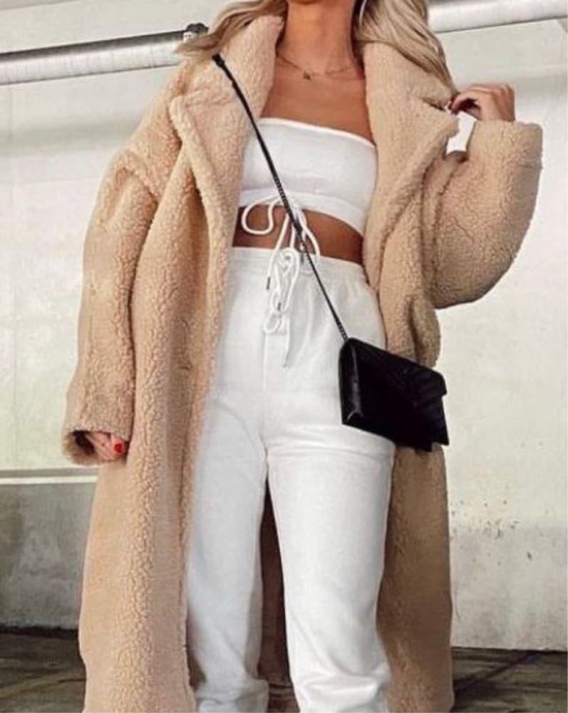 Princess Polly Oversized Teddy Bear Coat - Image 2