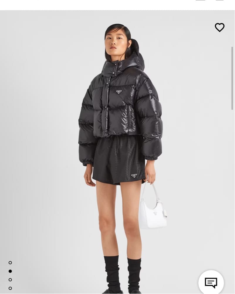 Prada cropped puffer jaket - Image 2