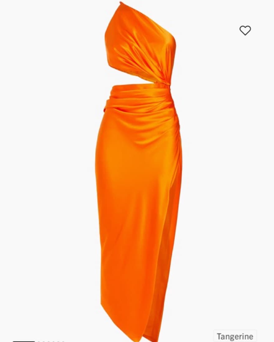 The sei Cut Out Dress In Hunter - Image 2