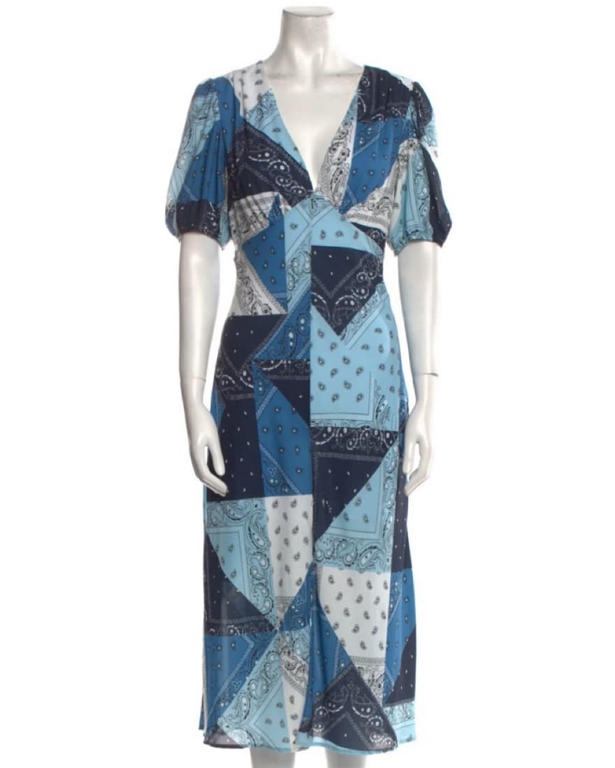 NWT Staud Paisley Print Long Dress - Image 1