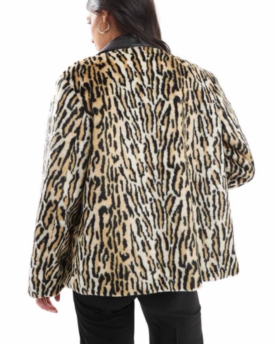 Cheetah Fur/Leather Jacket  - Image 2