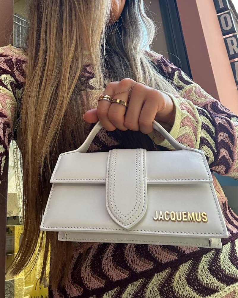 Jacquemus White Bambino Handbag - Image 1