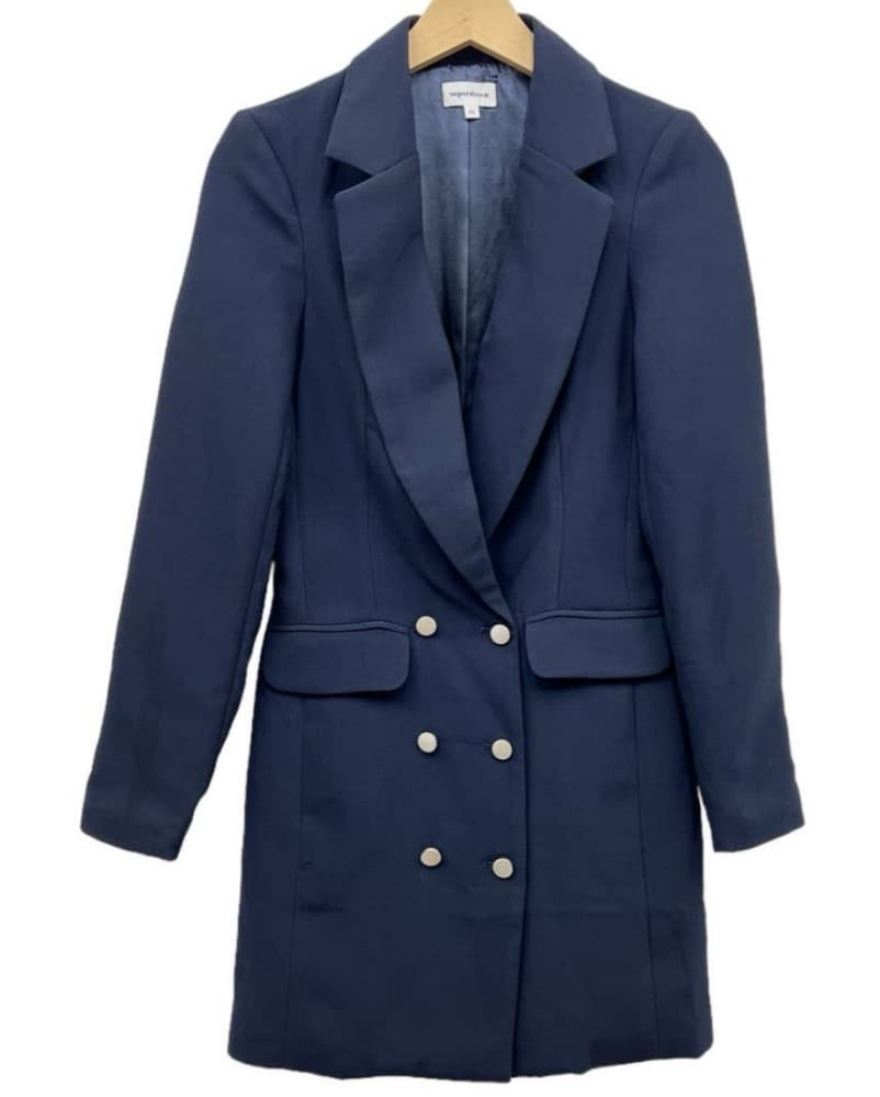 Superdown Navy Blazer Dress - Image 2