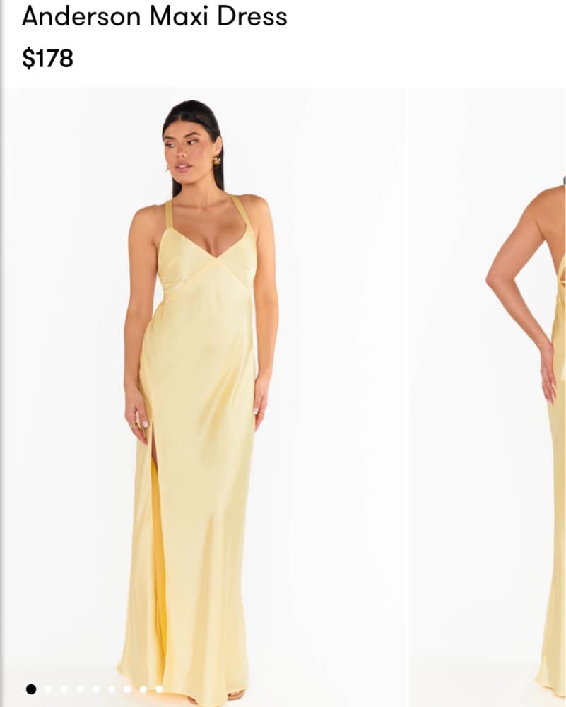 Elegant Yellow Maxi Dress - Image 2