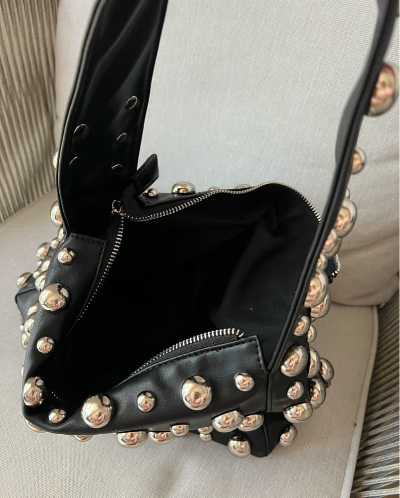 Studded Shoulder Bag - Image 4