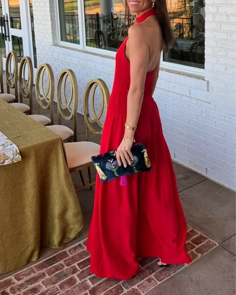 Solid & Striped Halter Soglio Dress - Image 3