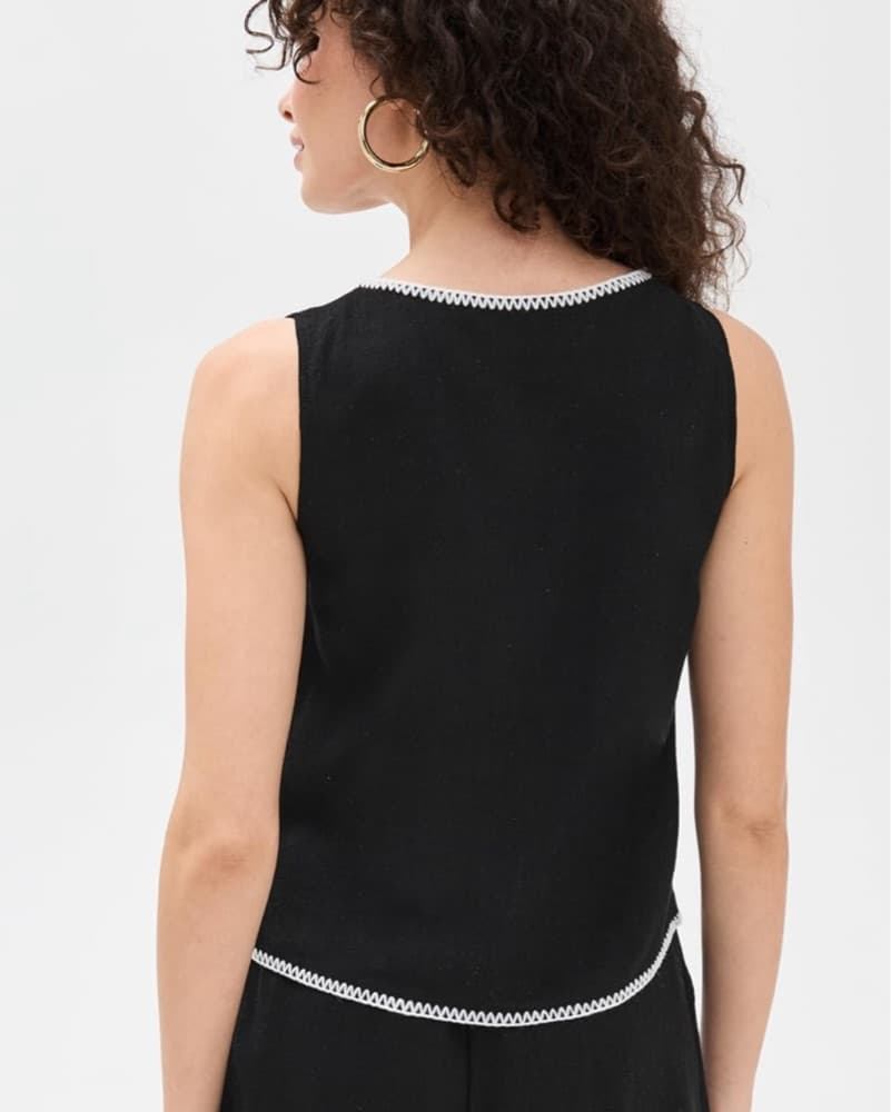 Chic Tropical Palm Tree Kenna Top  - Image 5
