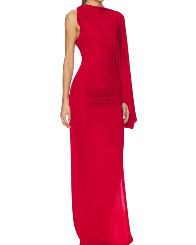 The Andamane Selene One Shoulder Gown  - Image 2