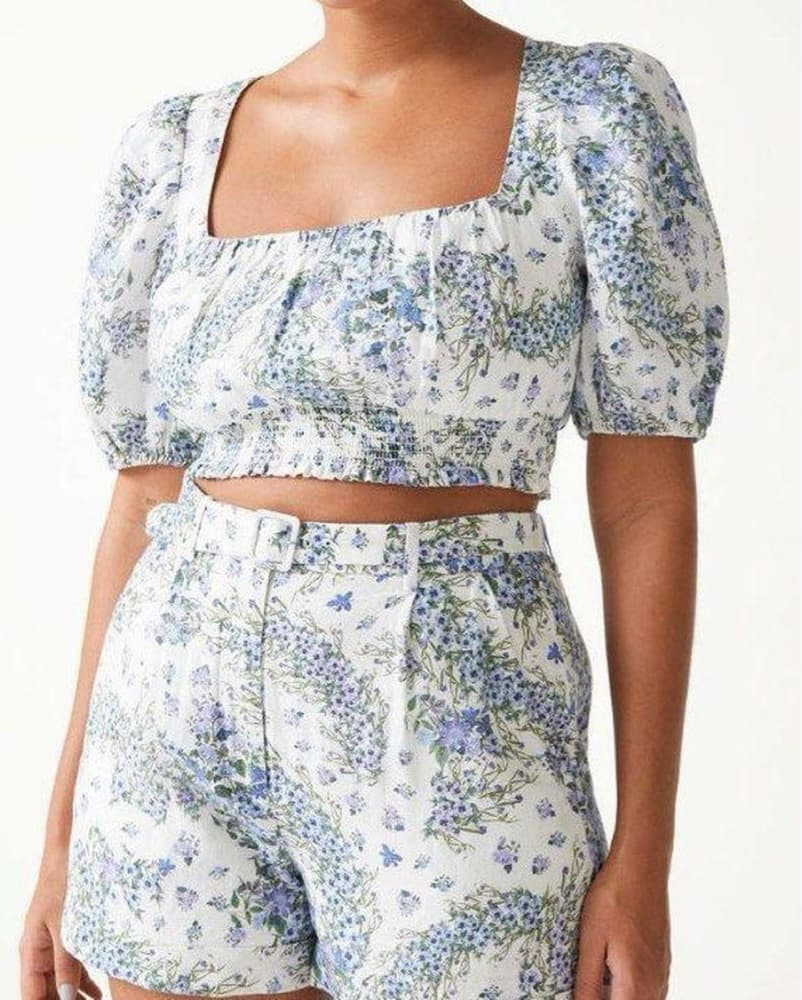 & Other Stories Floral Linen Set - Image 1