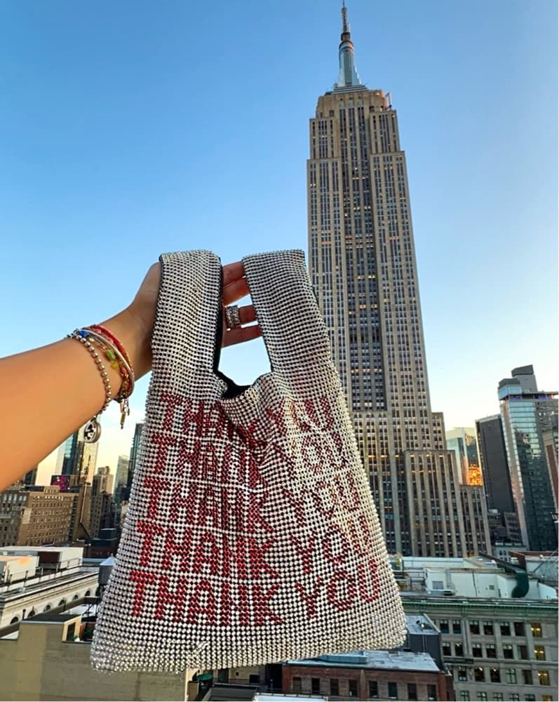 Thank You Rhinestone Bag - Image 2