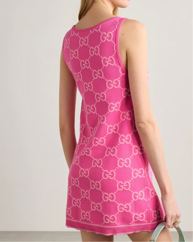 Gucci | Vibrant Pink Mini Dress - Image 3