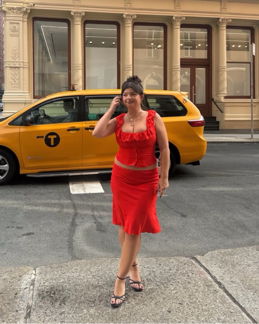 Danielle Guizio Red Set - Image 1