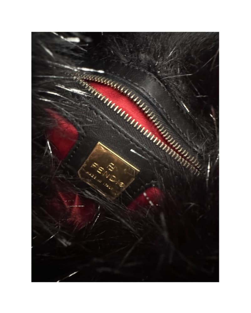 Fendi Faux Fur Handbag  Authentic  - Image 4