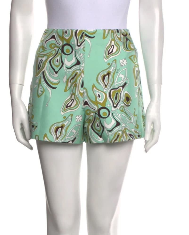 Pucci Printed Crop Top and Shorts Set - Image 2