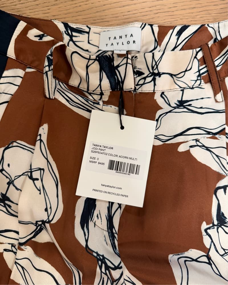 Tanya Taylor Floral Print Palazzo Pants - Image 5