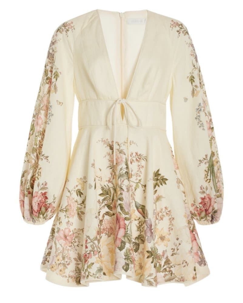 Zimmerman Waverly Plunged Dress - Image 1