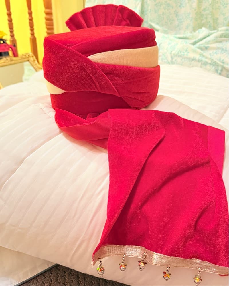 MEN - Groom Velvet Headpiece (turban) - Image 4