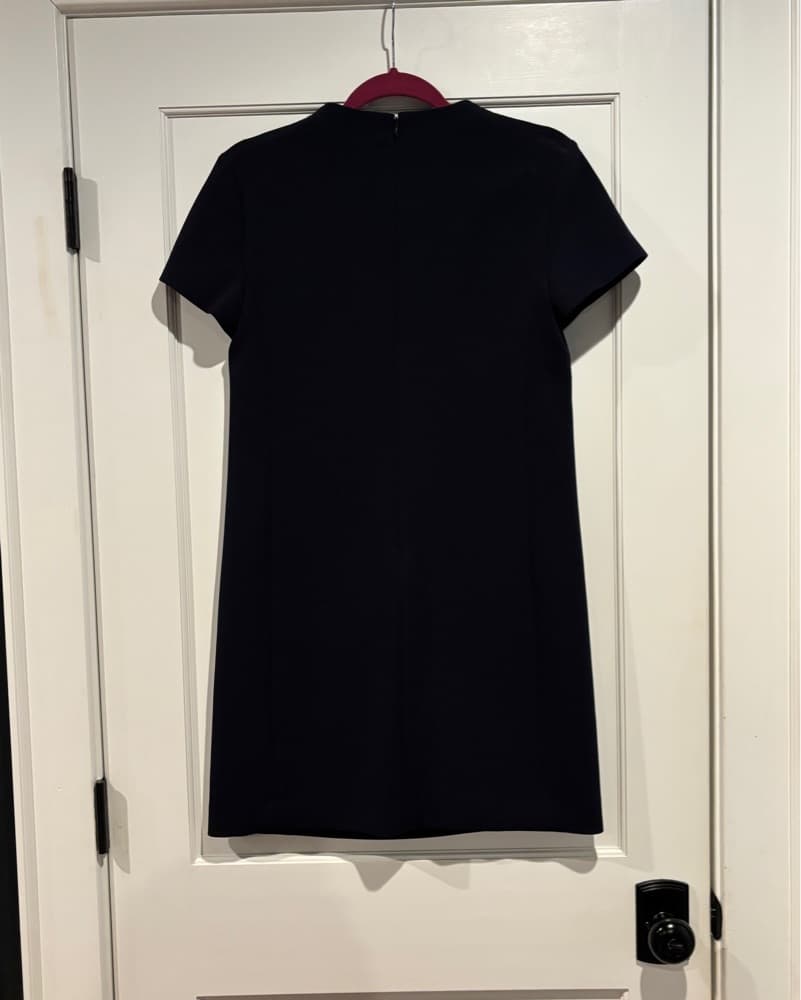 Theory Jasneah Admiral Crepe Mini Dress  - Image 5