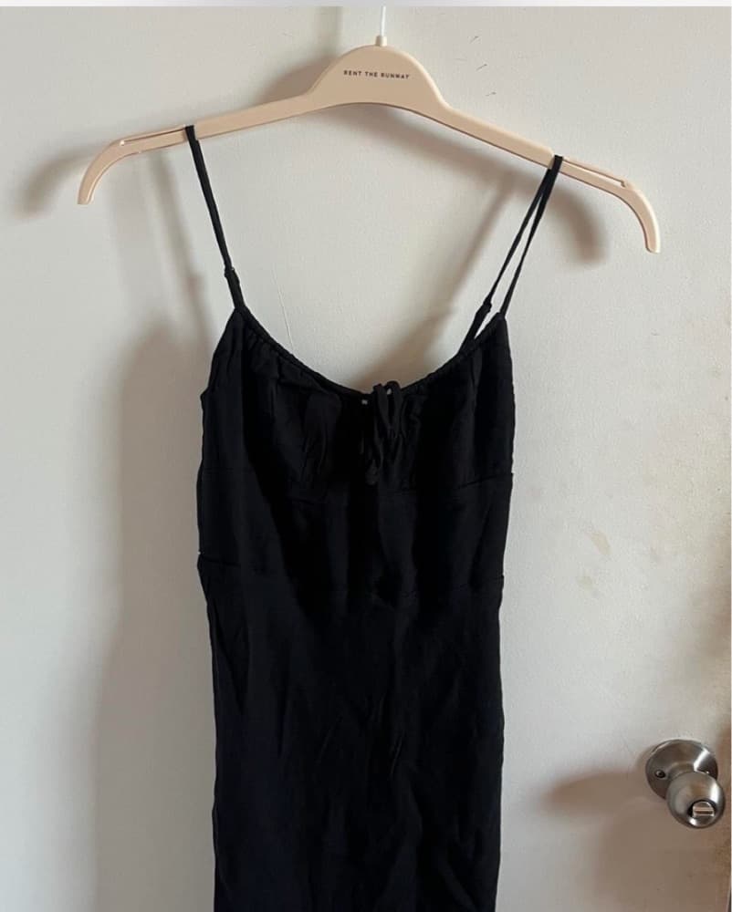 Aritzia Midi Black Dress - Image 3