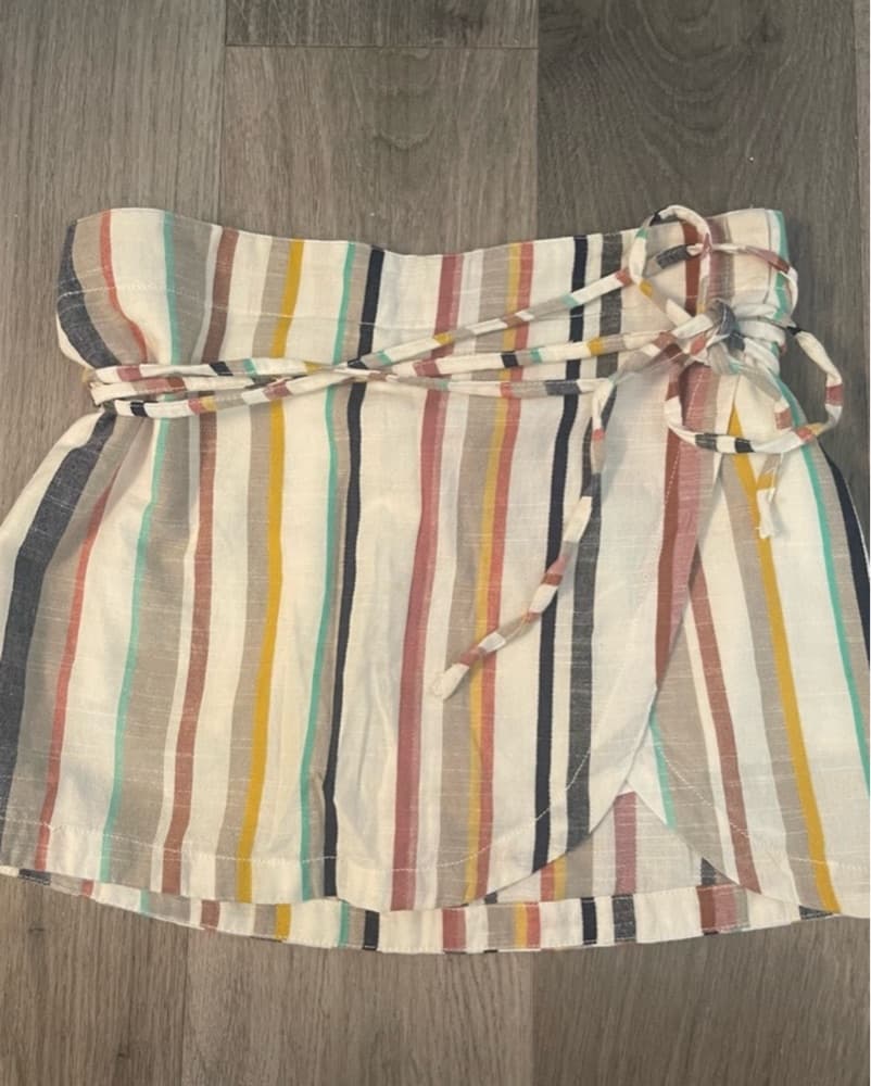 Free People Catalina Stripe Linen Skort - Image 2