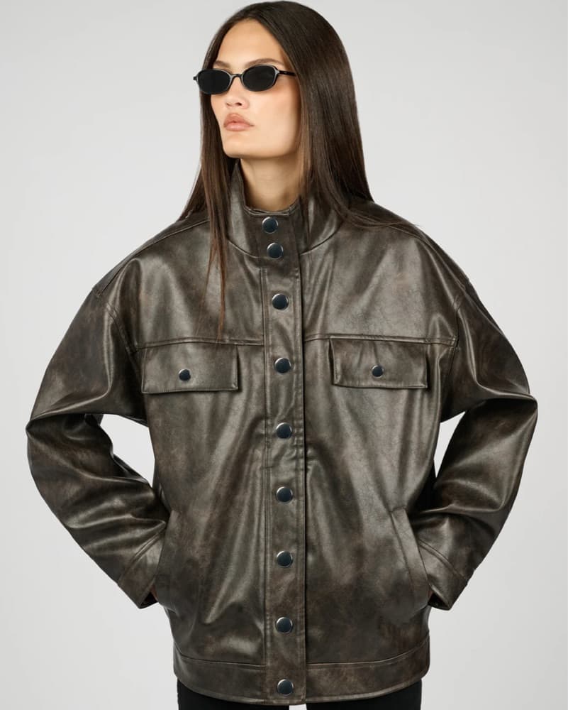 90s Leather Jacket  - Image 2