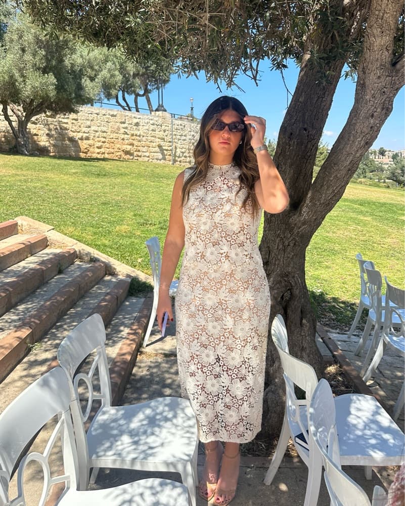 Prada Floral Lace Two Piece Set - Image 3