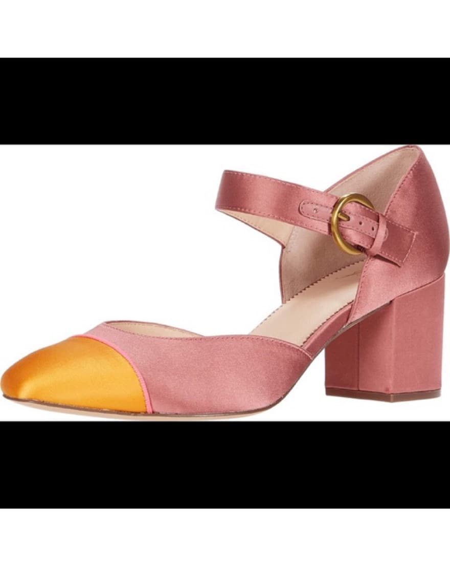 J. Crew Colorblock Satin Mary Jane Pump - Image 1