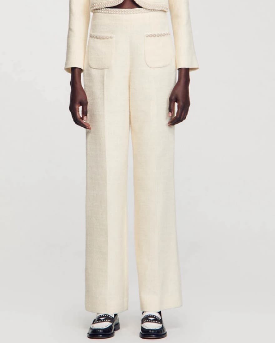 Sandro Tweed Trousers  - Image 2