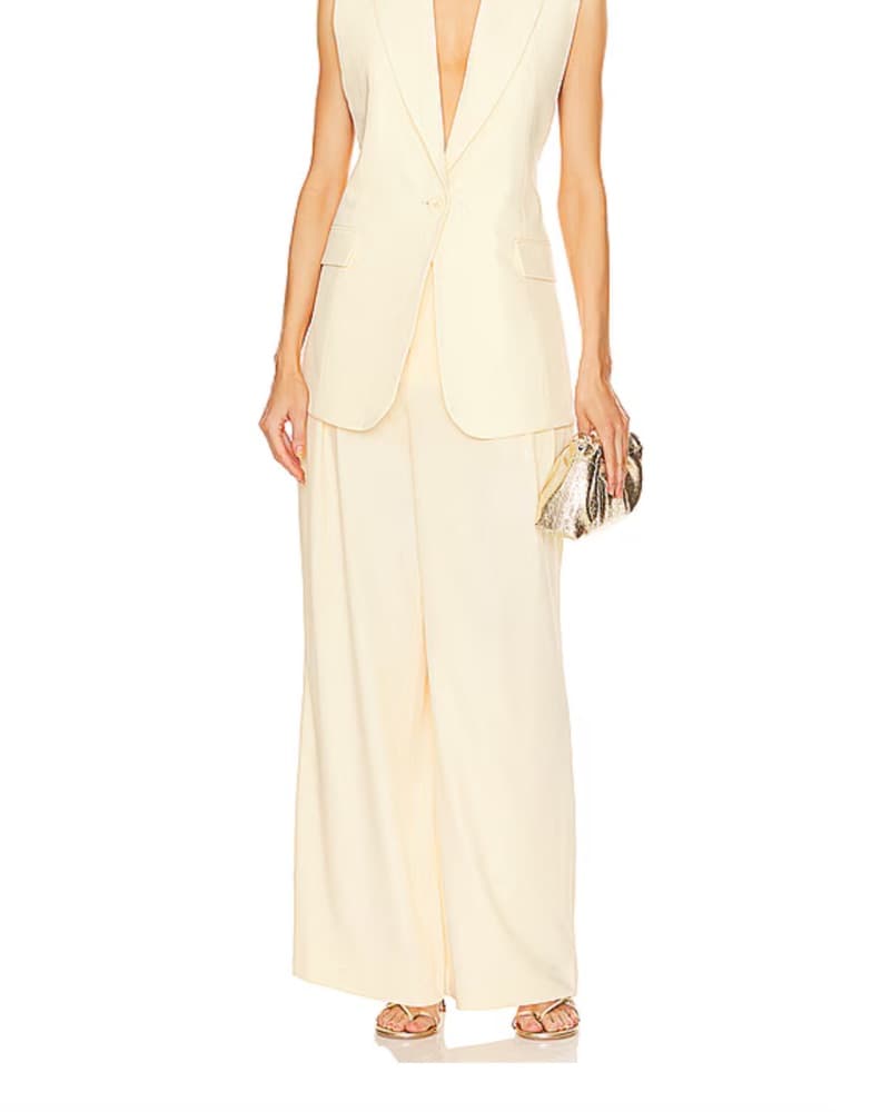 Ronny Kobo Slouchy Yellow Butter Pant  - Image 2