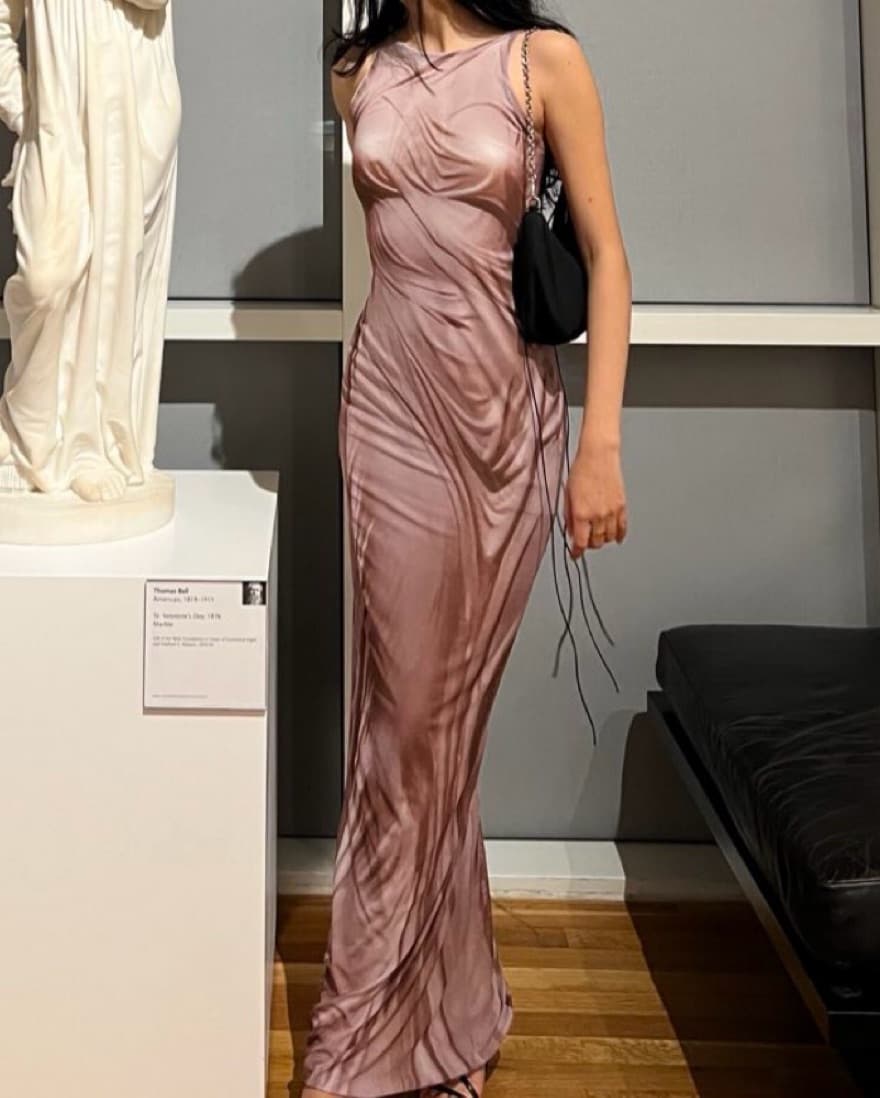 Syndical Chamber Draped Dress - Image 1