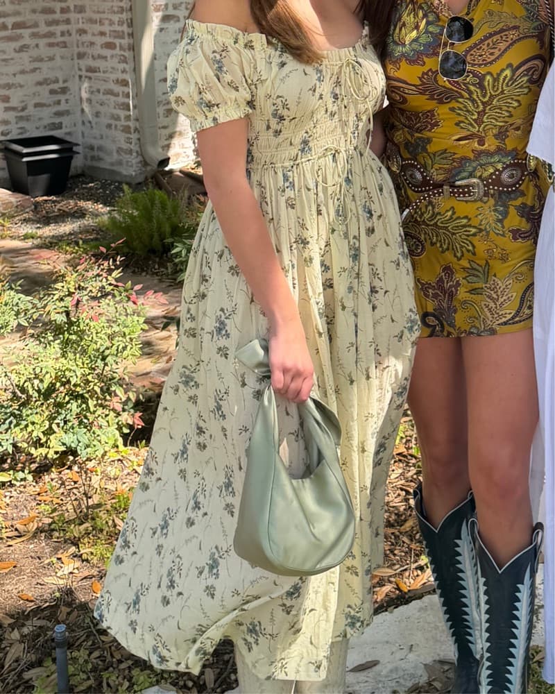 DOEN DRESS- Ashlynn Floral Cotton Midi - Image 2