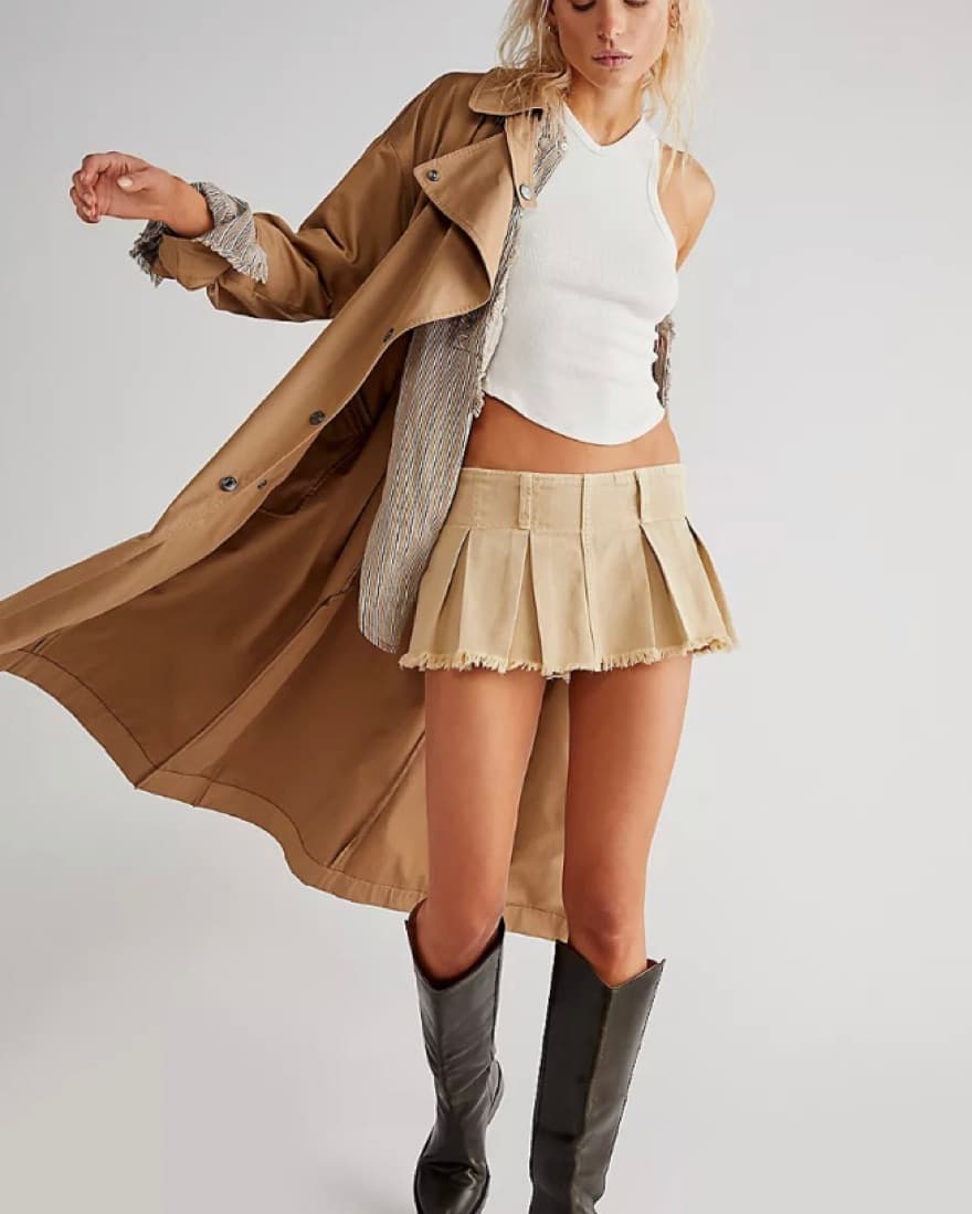 Free People Micro Mini Skirt - Image 2