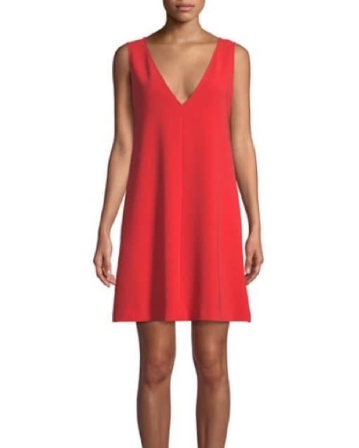 Theory V Shift Dress Red - Image 4