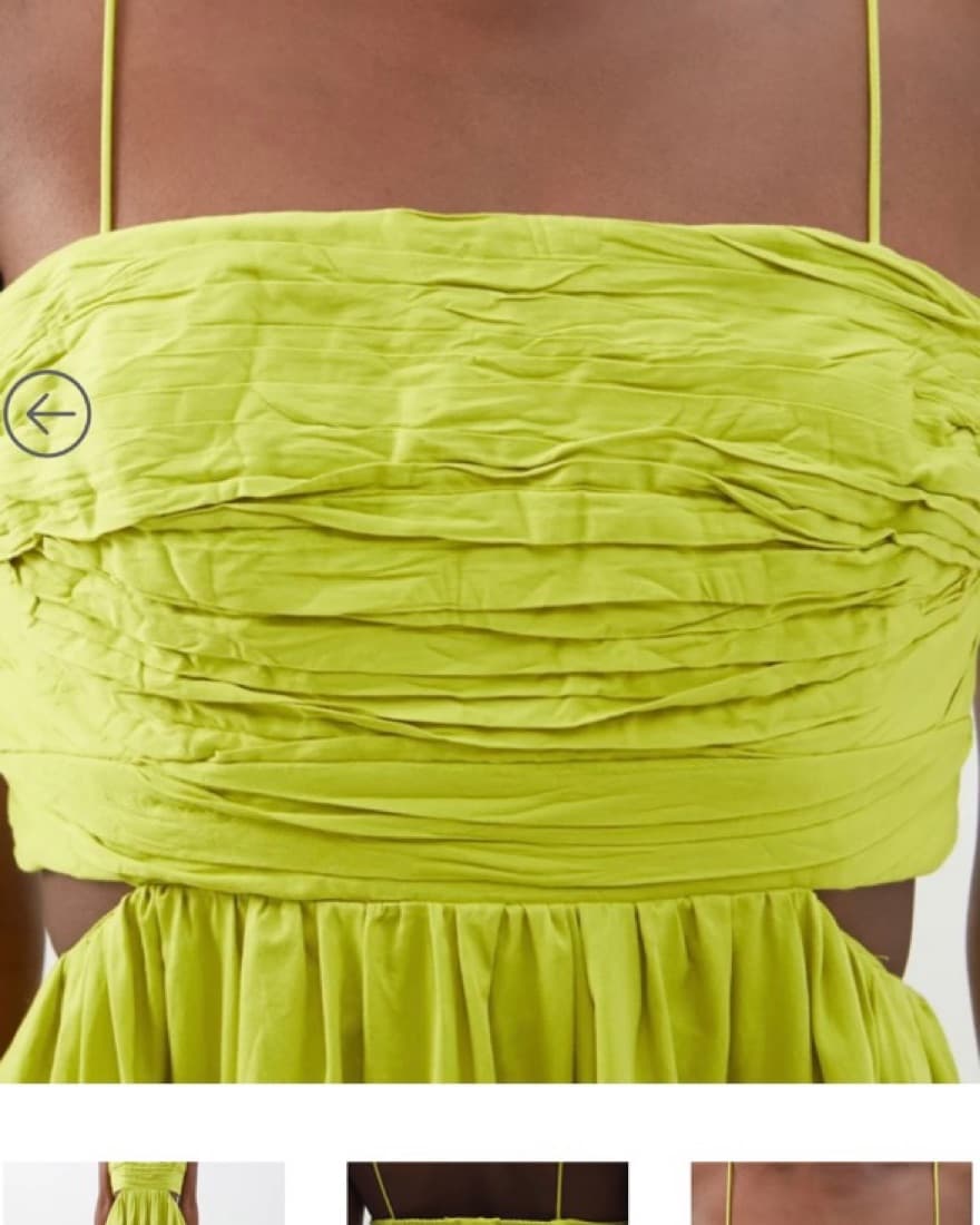 AJE Sartre Cut Out Tiered Maxi Dress - Image 3