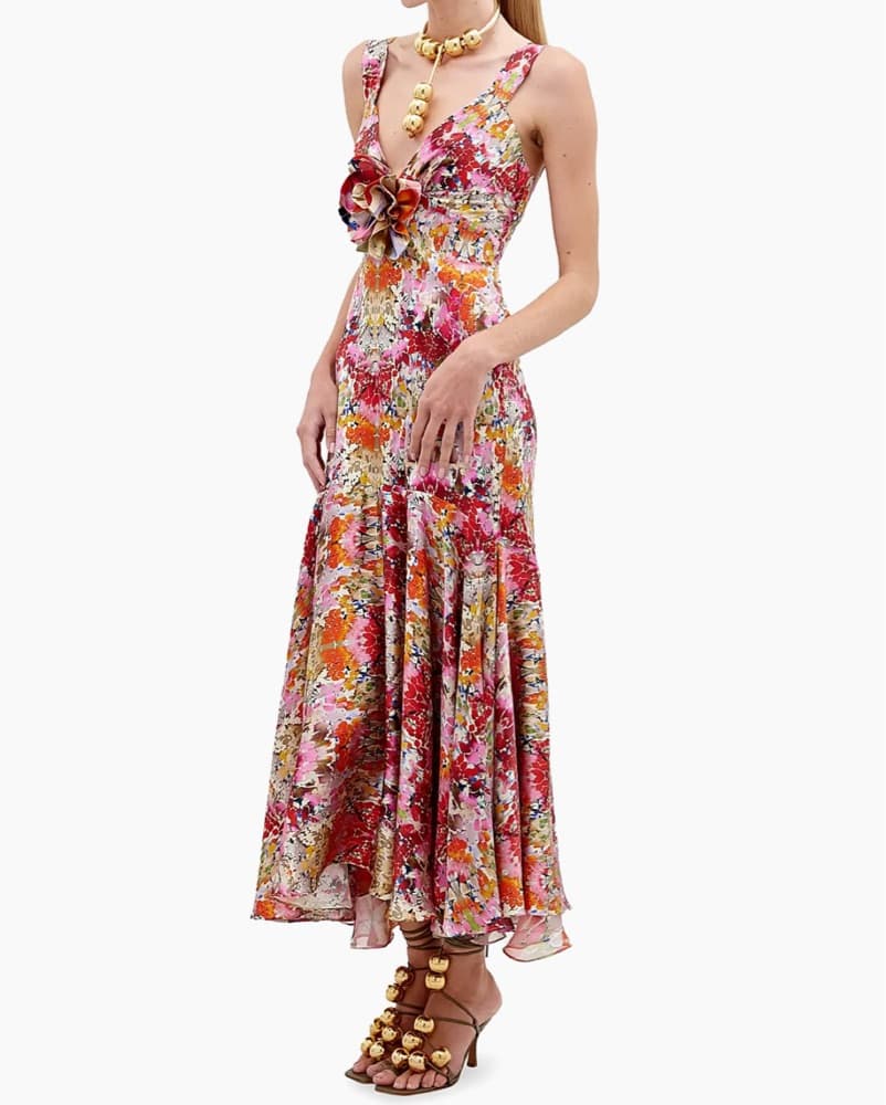 Silvia Tcherassi Saskya Floral Dress - Image 3