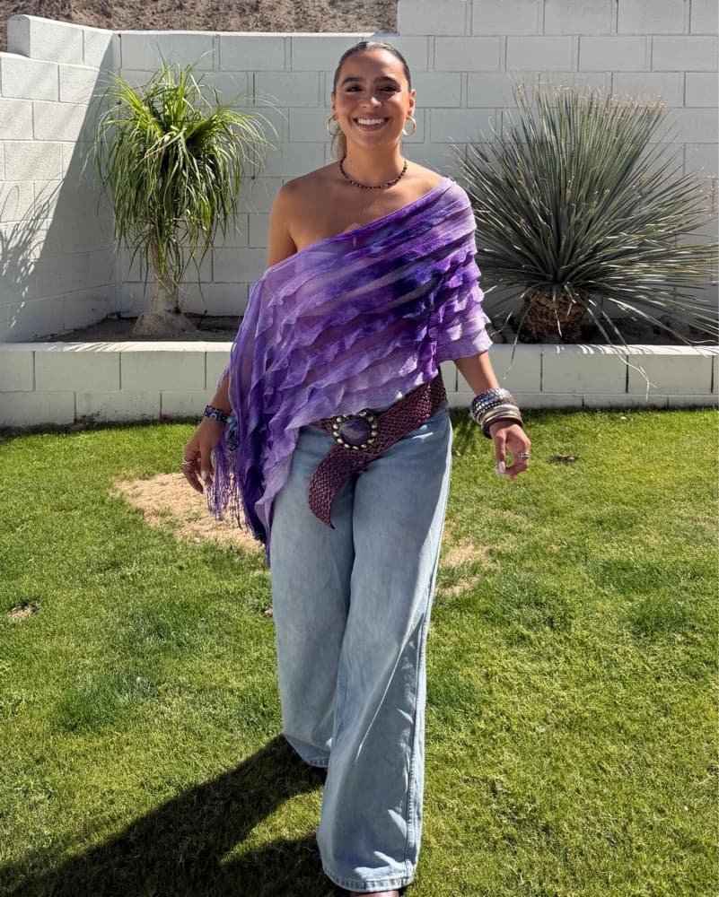 Boho Statement Belt with Oversized Buckl - Image 3