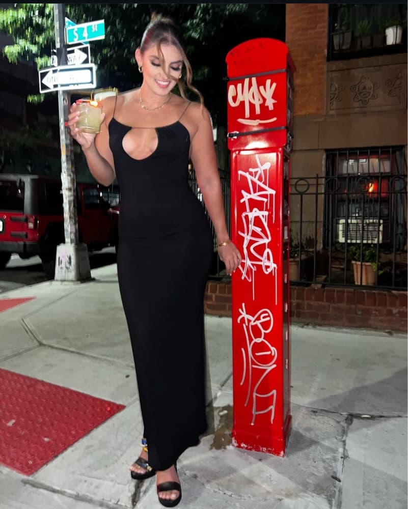 Meshki Kirsty Strappy Cutout Maxi Black - Image 1