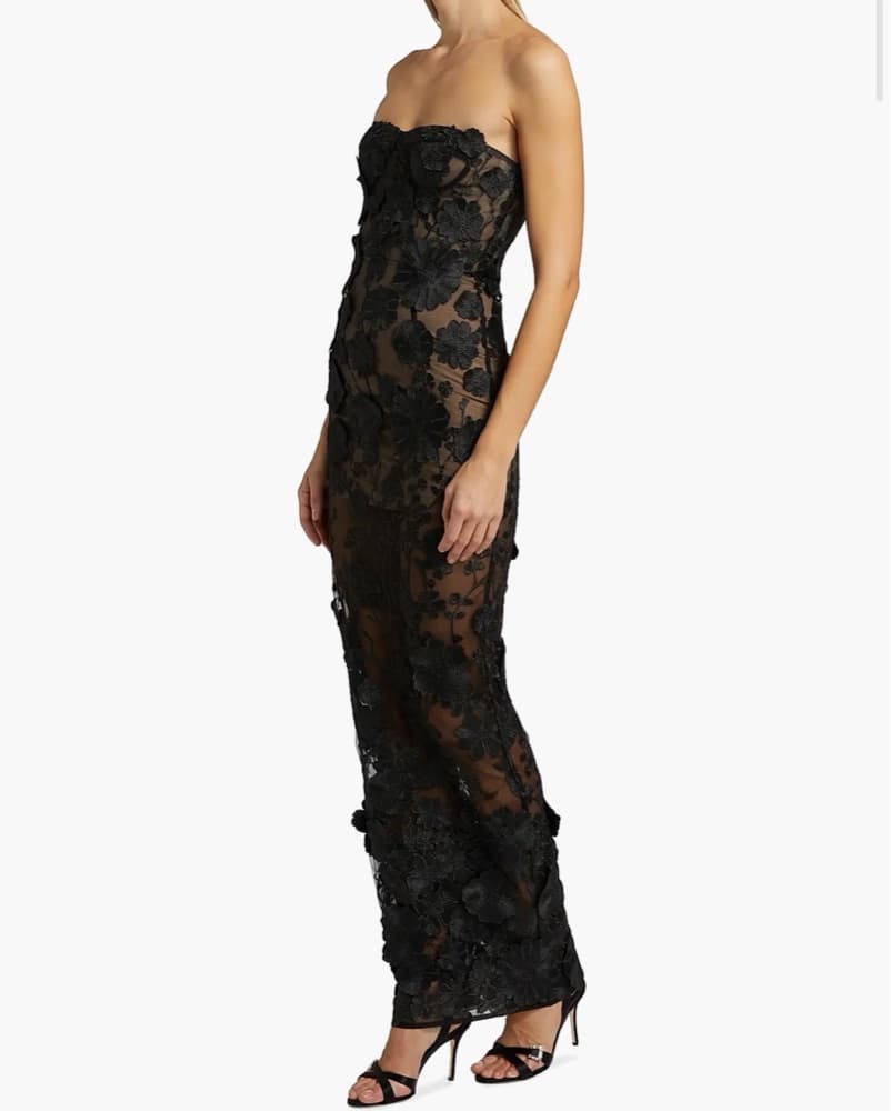 Bronx And Banco Black Lace Jasmine Dress - Image 2