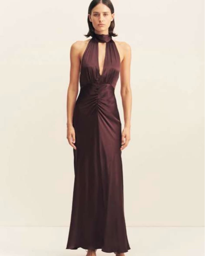 Shona Joy La Lune Halter Neck Maxi Dress - Image 2