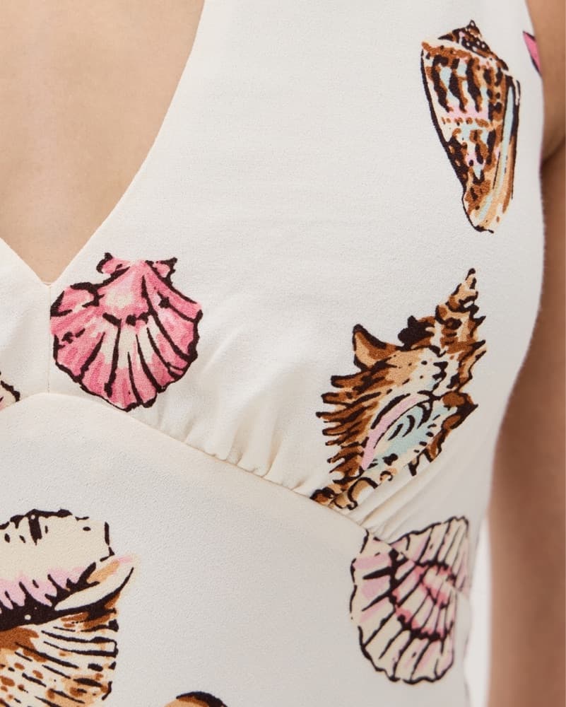 Reformation Delanie Dress Concha  - Image 2