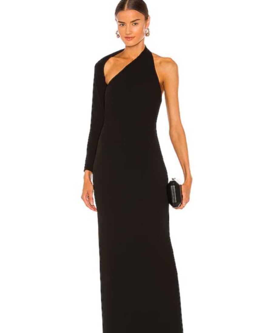Solace London Saren Maxi Dress (Black) - Image 1