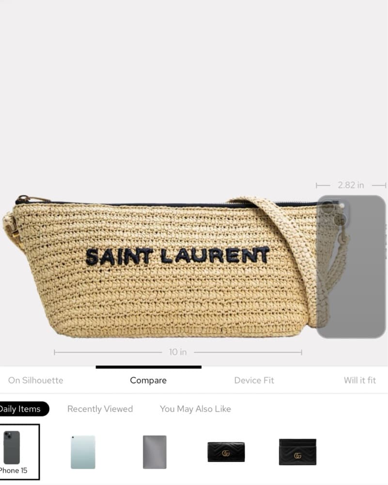 La Raffia YSL Tuc Crossbody Bag  - Image 5