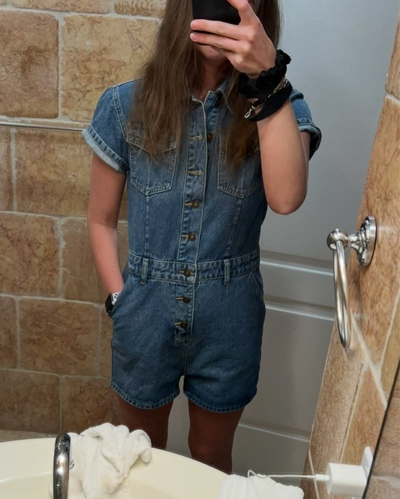 Princess Polly Denim Romper - Image 3