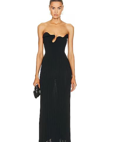 Chrisopher Esber SculpturedPleated Dress - Image 1