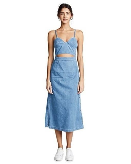 3x1 Casual Lightweight Denim Dress - Image 1